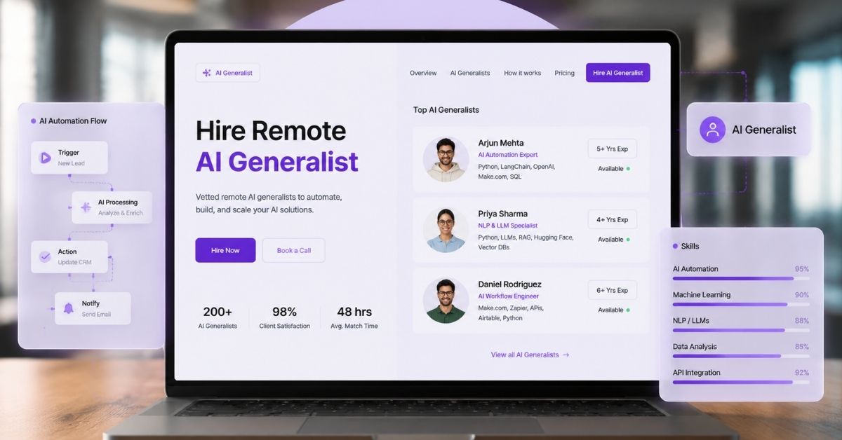Hire Remote AI Generalist