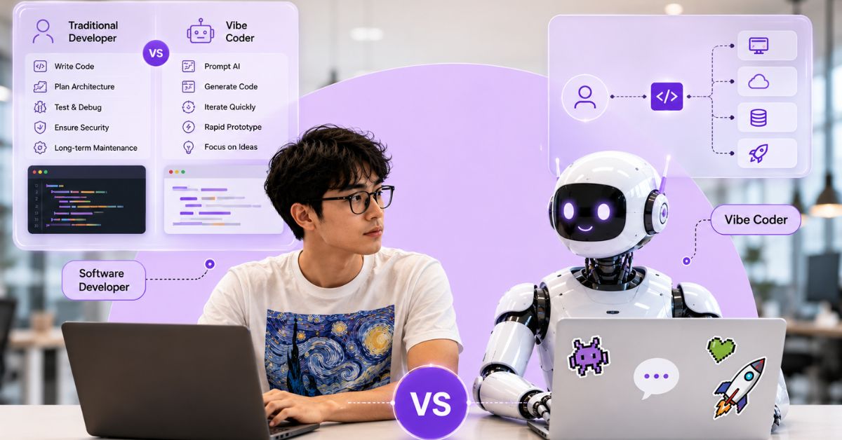 Vibe Coder vs Software Developer