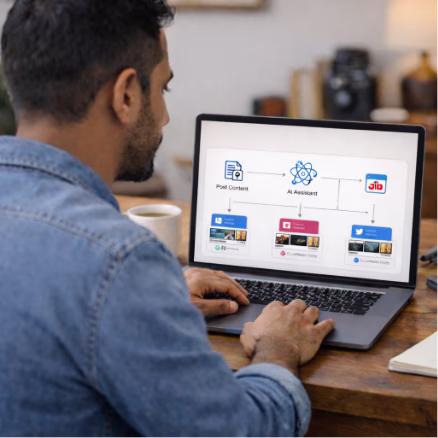 AI Social Media Post Automation Solution