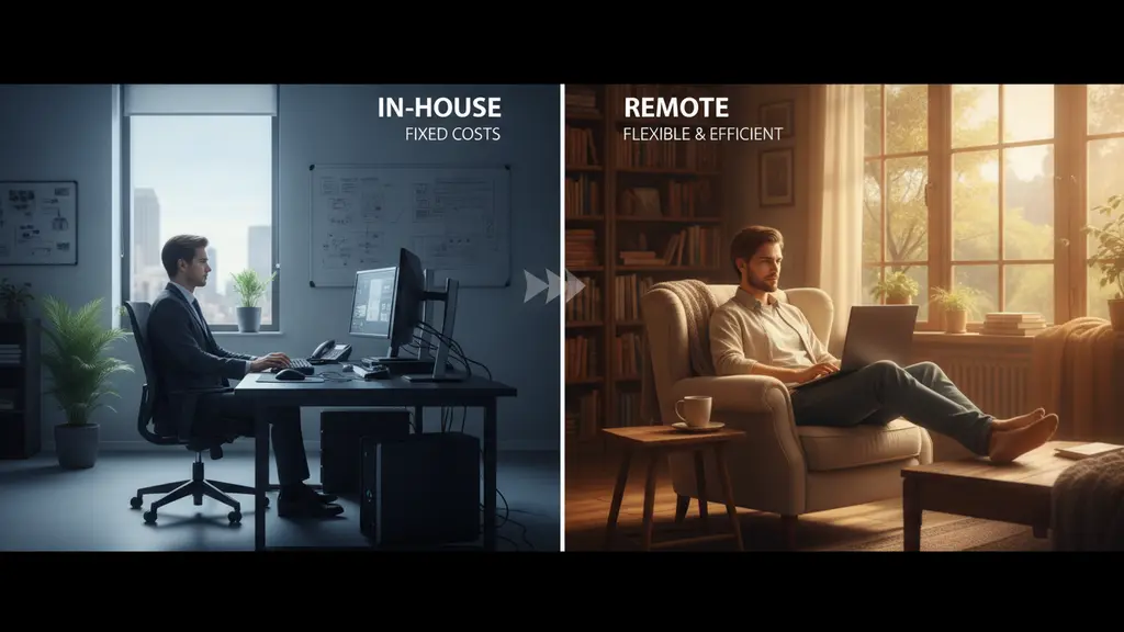 Comparing Costs: In-House vs. Remote and Agency AI Staffing