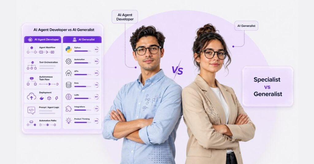 AI Agent Developer vs AI Generalist: Costs, Hiring for 2026