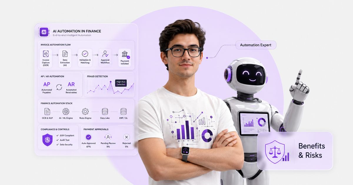 AI Automation in Finance: Benefits, Risks & Cases